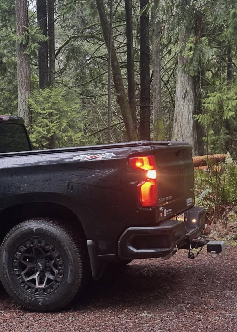 Unit mounted on truck in backcountry